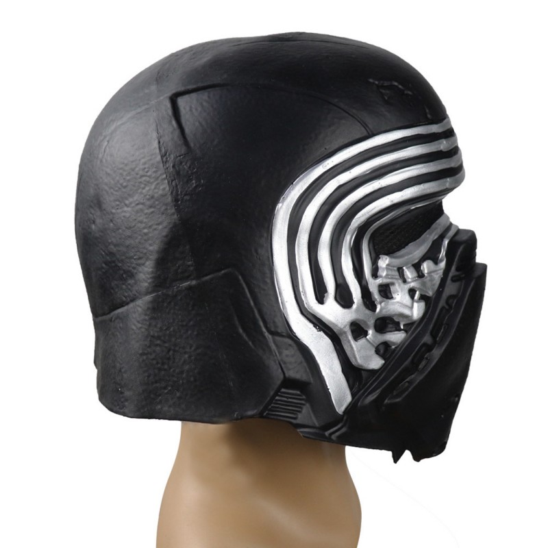 Kylo Ren Latex Mask Star Wars The Rise of Skywalker Cosplay Helmet