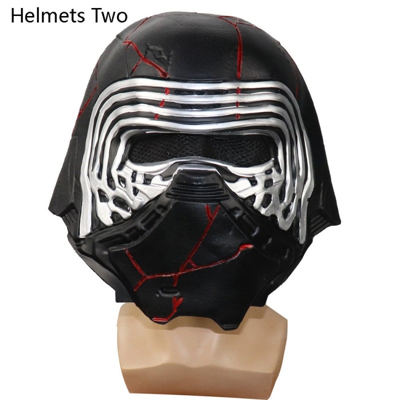 Kylo Ren Latex Mask Star Wars The Rise of Skywalker Cosplay Helmet