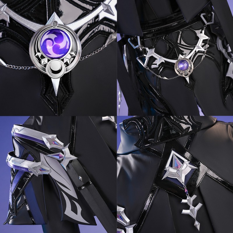 Kyryll Chudomirovich Flins Costume Game Genshin Impact Male Cosplay Suit