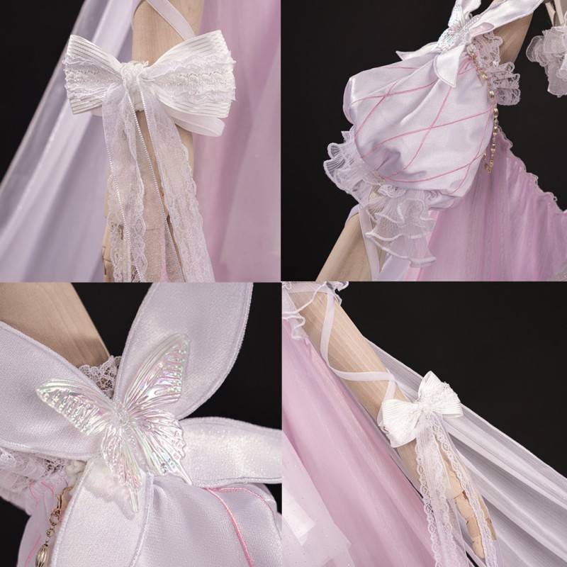 Genshin Impact Columbina Costume Women Cosplay Suit