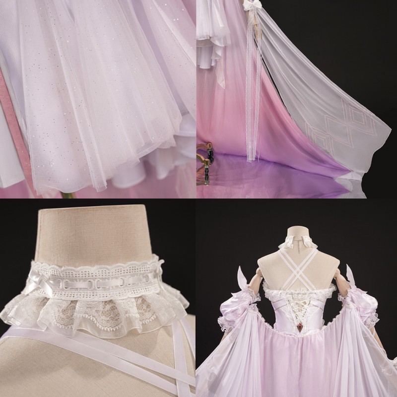 Genshin Impact Columbina Costume Women Cosplay Suit