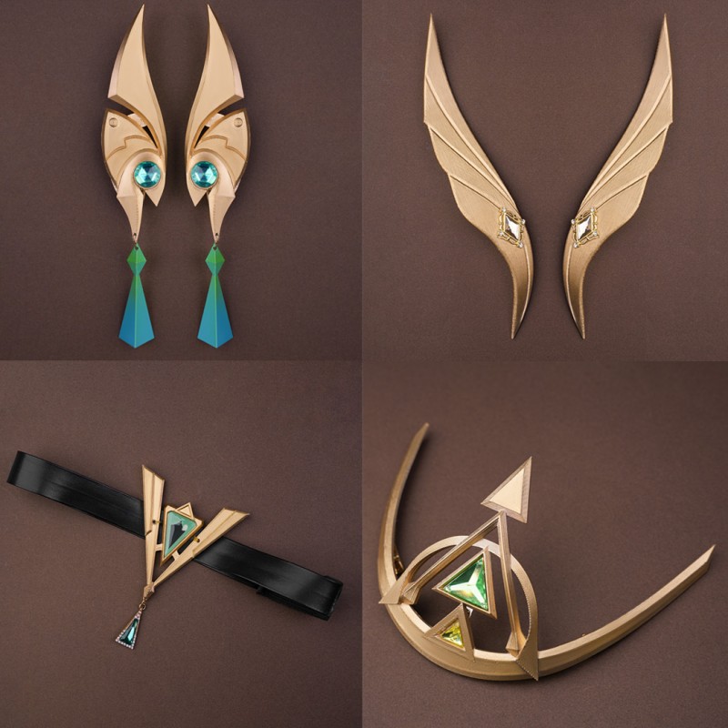 Genshin Impact Nefer Costume Game Women Halloween Cosplay Suit