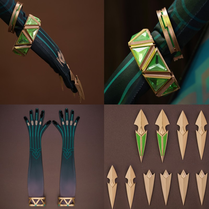 Genshin Impact Nefer Costume Game Women Halloween Cosplay Suit