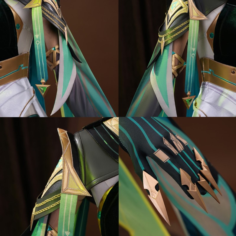 Genshin Impact Nefer Costume Game Women Halloween Cosplay Suit