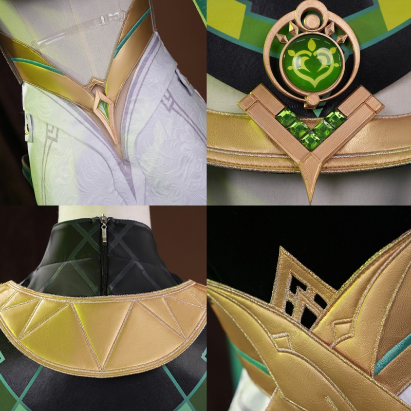 Genshin Impact Nefer Costume Game Women Halloween Cosplay Suit