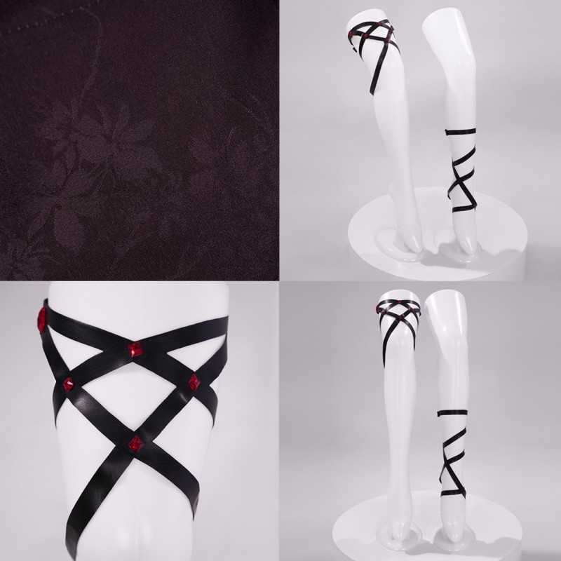 Seele Vollerei Costume Game Honkai Impact 3 Halloween Cosplay Suit Red Dress