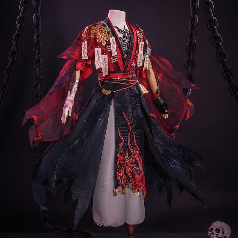 Naraka Bladepoint Wuchen Cosplay Costume Game Suit