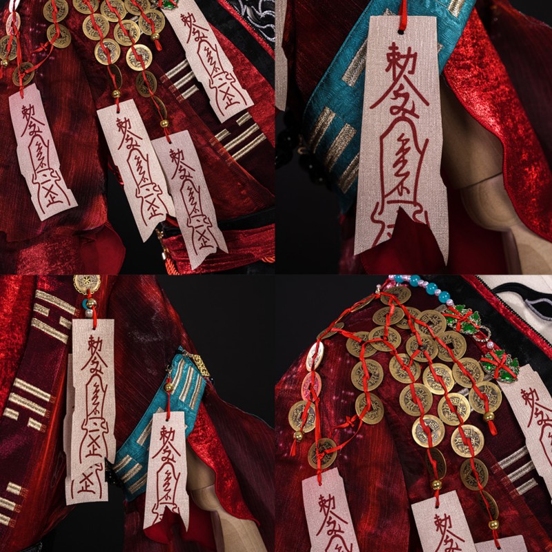 Naraka Bladepoint Wuchen Cosplay Costume Game Suit