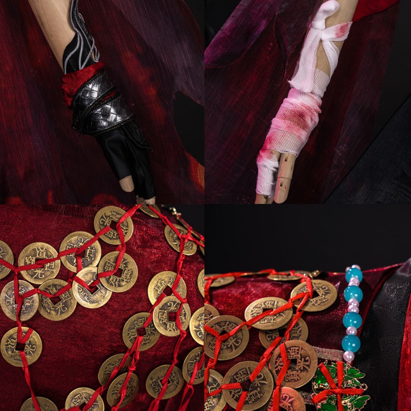 Naraka Bladepoint Wuchen Cosplay Costume Game Suit