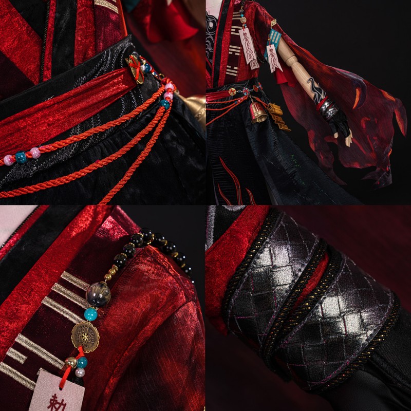 Naraka Bladepoint Wuchen Cosplay Costume Game Suit