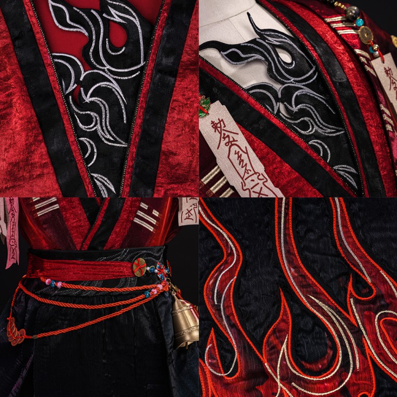 Naraka Bladepoint Wuchen Cosplay Costume Game Suit