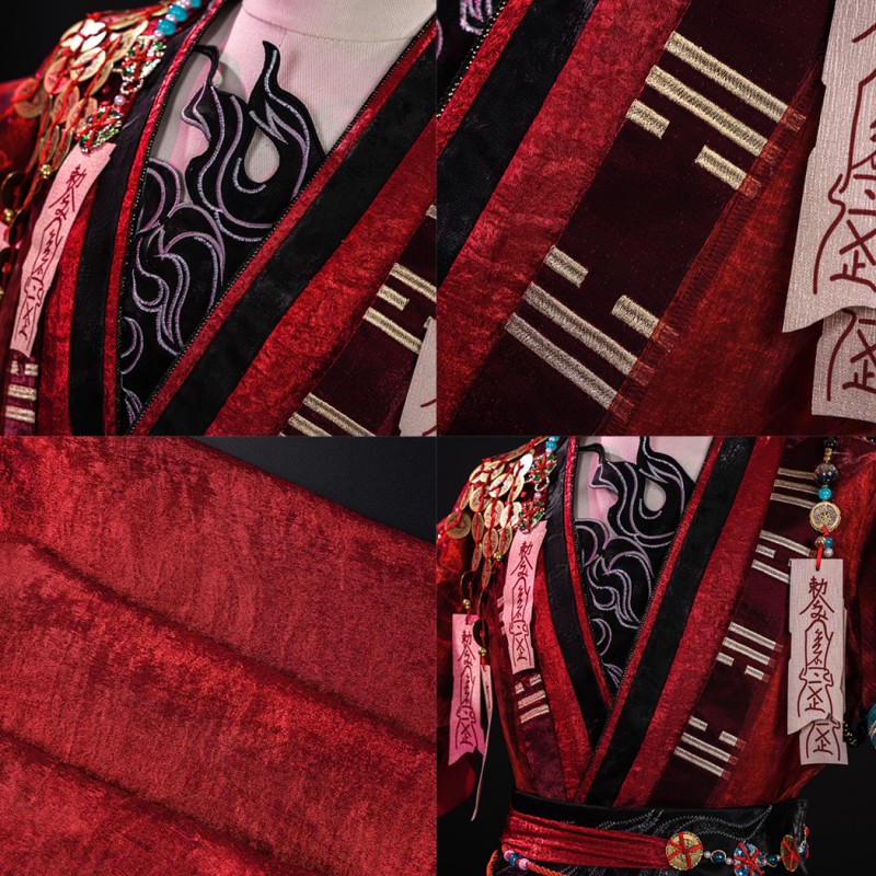 Naraka Bladepoint Wuchen Cosplay Costume Game Suit