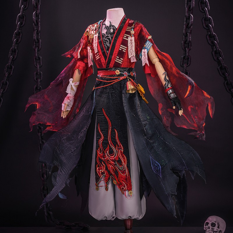 Naraka Bladepoint Wuchen Cosplay Costume Game Suit