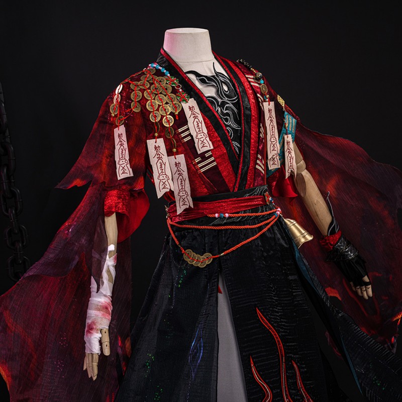 Naraka Bladepoint Wuchen Cosplay Costume Game Suit