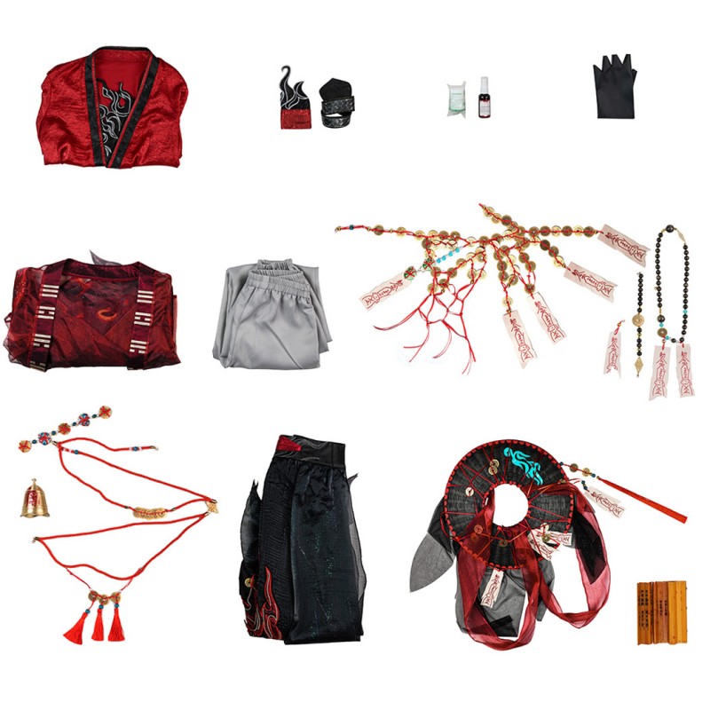 Naraka Bladepoint Wuchen Cosplay Costume Game Suit