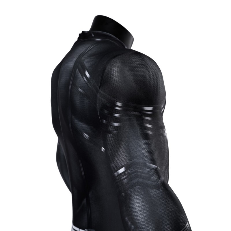 Legacy Clark Kent Black Jumpsuit Cosplay Costume Male Polyester Printed Suit