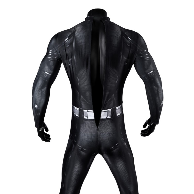 Legacy Clark Kent Black Jumpsuit Cosplay Costume Male Polyester Printed Suit