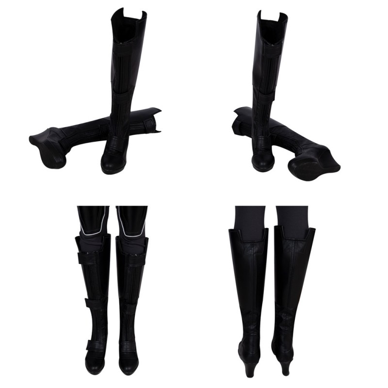 Black Widow Black Suit Natasha Romanoff Cosplay Costume Women Halloween Outfits
