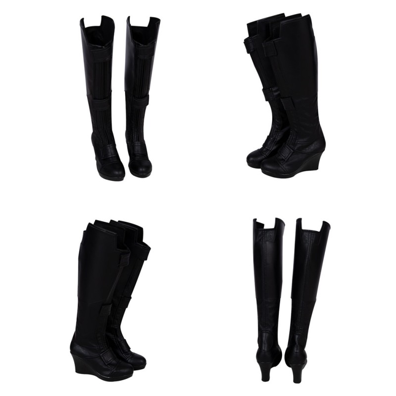 Black Widow Black Suit Natasha Romanoff Cosplay Costume Women Halloween Outfits
