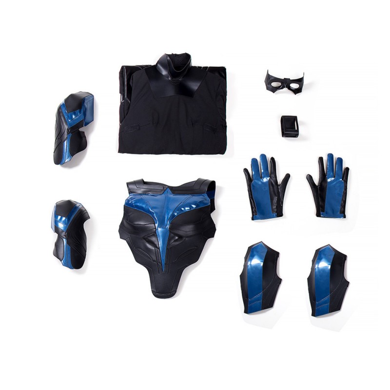 Dick Grayson Halloween Costume NW Richard John Cosplay Suit