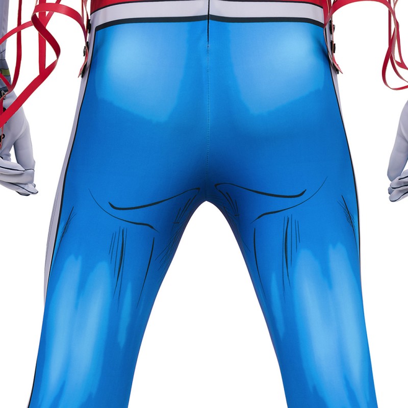 Spider-Man 1978 Jumpsuit Takuya Yamashiro Cosplay Costume Printed Suit