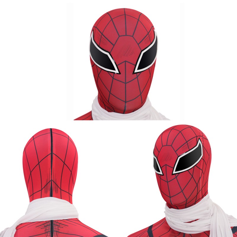 Spider-Man 1978 Jumpsuit Takuya Yamashiro Cosplay Costume Printed Suit
