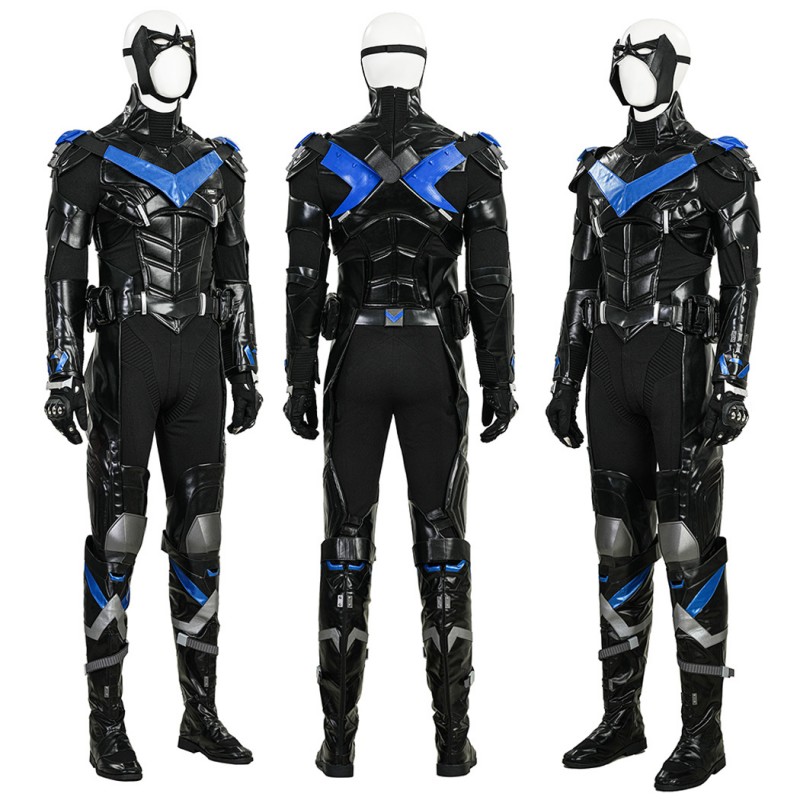 Dick Grayson Costume Bat Knight Cosplay Suit