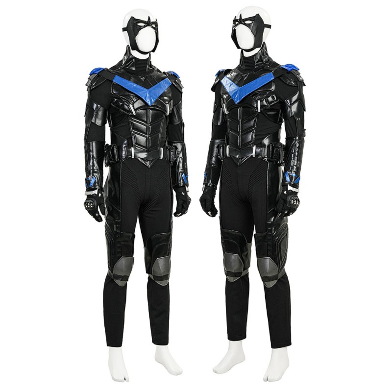 Dick Grayson Costume Bat Knight Cosplay Suit