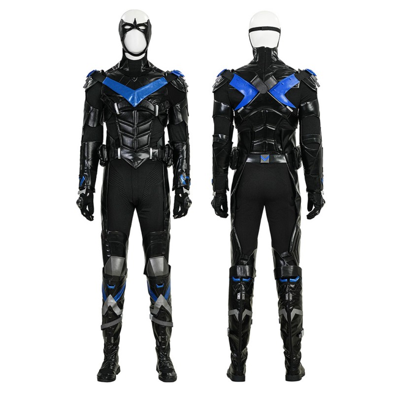 Dick Grayson Costume Bat Knight Cosplay Suit