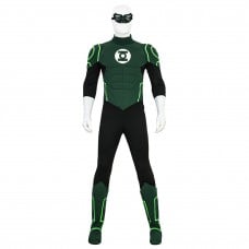 Green Lantern Costume Hal Jordan Cosplay Battle Suit