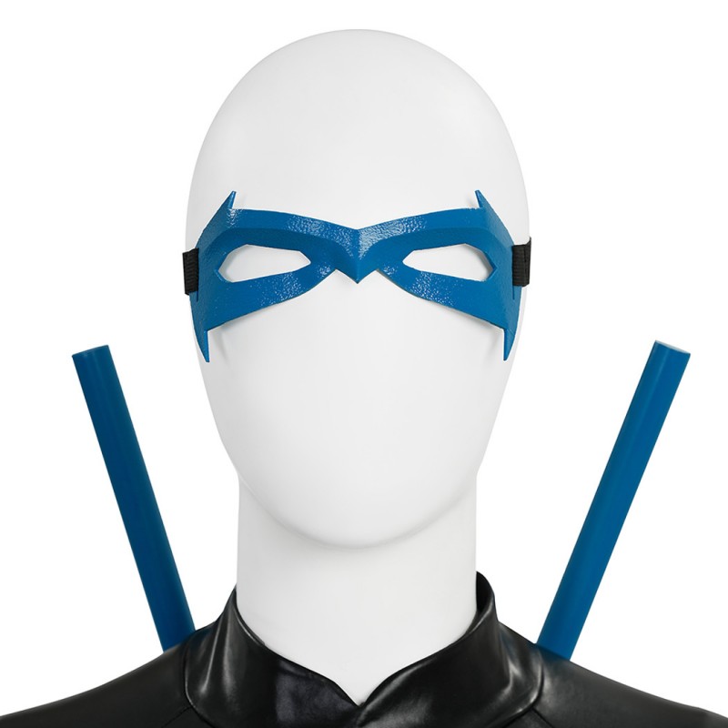 Dick Grayson Costume New 52 Cosplay Suit Red and Blue Anime Edition