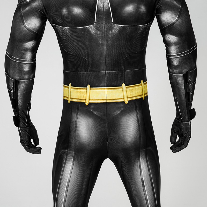 Bruce Wayne Halloween Jumpsuit Movie TF Michael Keaton Cosplay Costume