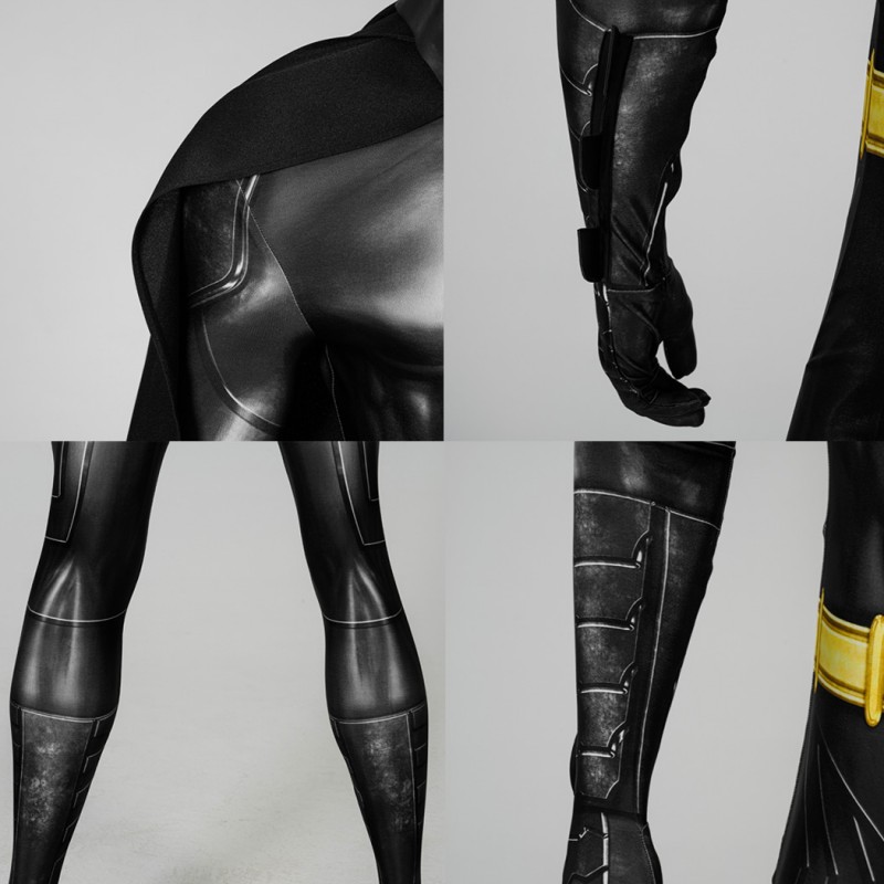 Bruce Wayne Halloween Jumpsuit Movie TF Michael Keaton Cosplay Costume