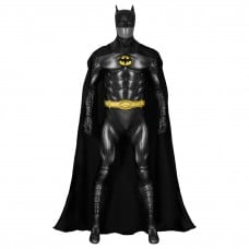 Bruce Wayne Halloween Jumpsuit Movie TF Michael Keaton Cosplay Costume