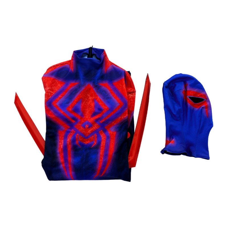 Across the Spider-Verse Miguel O'Hara Bodysuit Spider-Man 2099 Cosplay Costumes