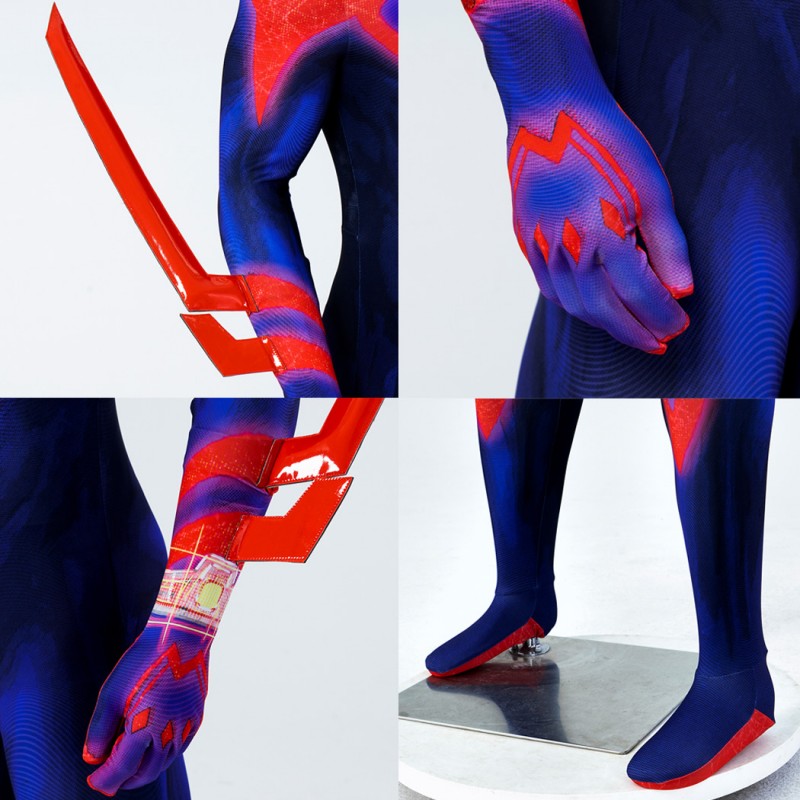 Across the Spider-Verse Miguel O'Hara Bodysuit Spider-Man 2099 Cosplay Costumes