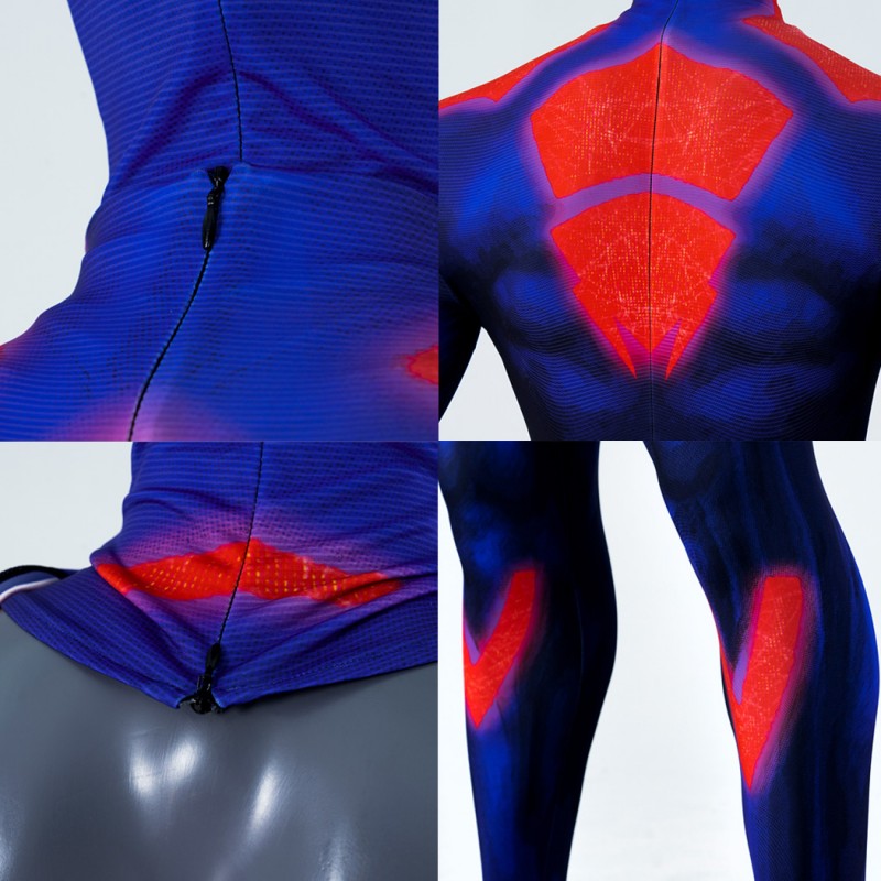 Across the Spider-Verse Miguel O'Hara Bodysuit Spider-Man 2099 Cosplay Costumes