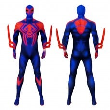 Across the Spider-Verse Miguel O'Hara Bodysuit Spider-Man 2099 Cosplay Costumes