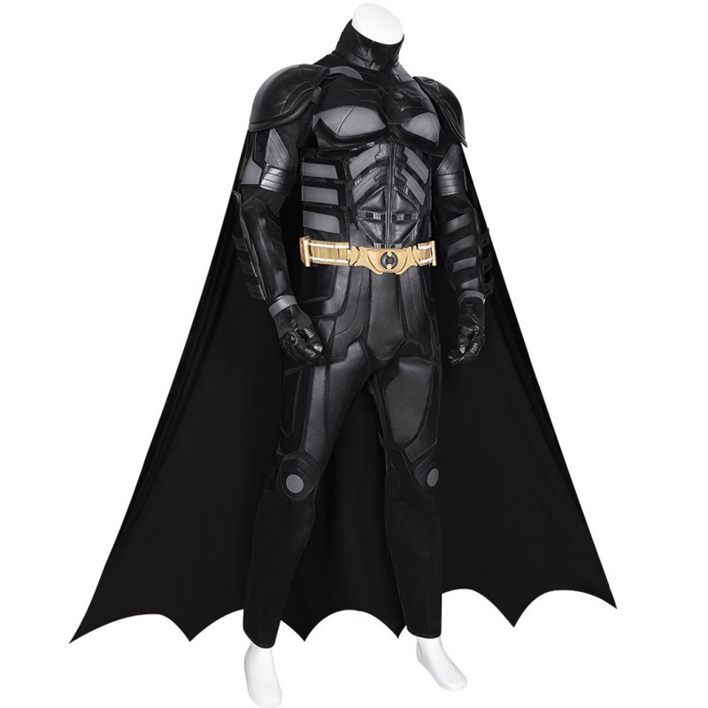 Bruce Wayne Black Suit Dark Knight Cosplay Costumes for Halloween