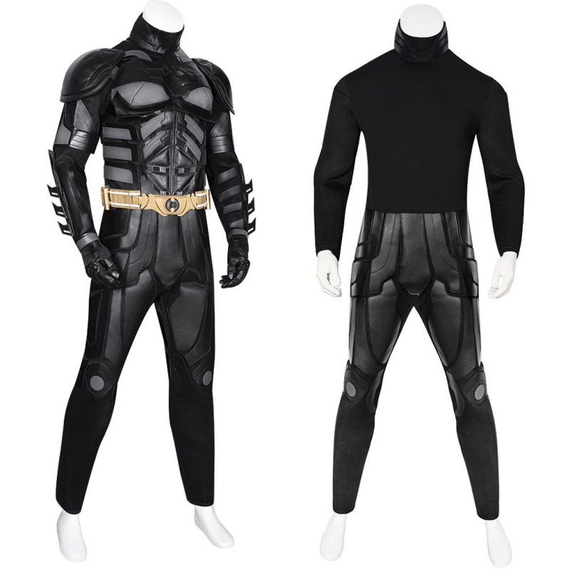 Bruce Wayne Black Suit Dark Knight Cosplay Costumes for Halloween