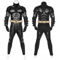 Bruce Wayne Black Suit Dark Knight Cosplay Costumes for Halloween