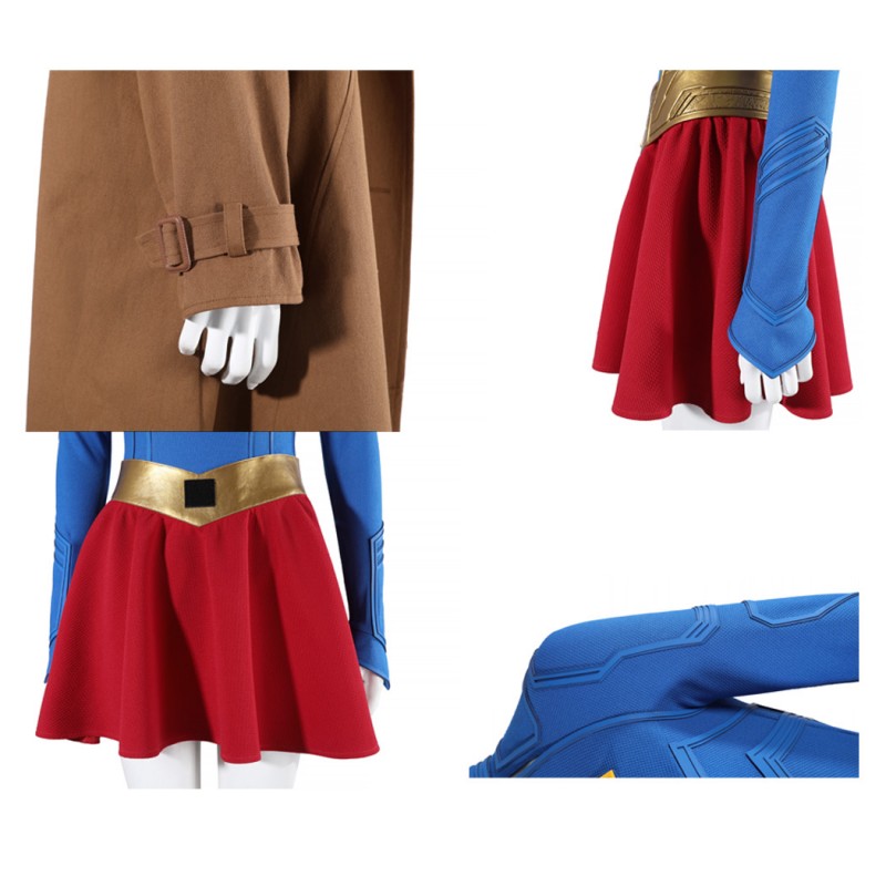 Kara Zor-El Cosplay Costume Clark Kent Legacy Kara Danvers Halloween Suit