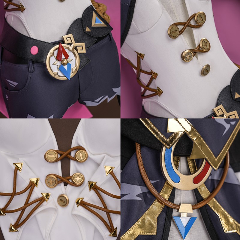 Genshin Impact Jahoda Costume Female Cosplay Suit