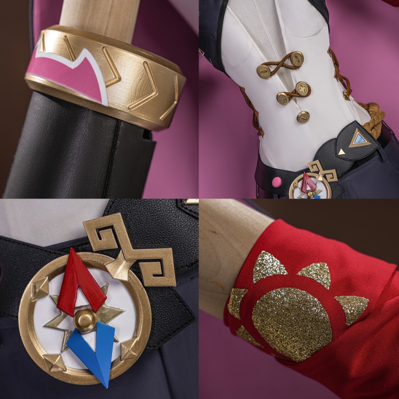 Genshin Impact Jahoda Costume Female Cosplay Suit