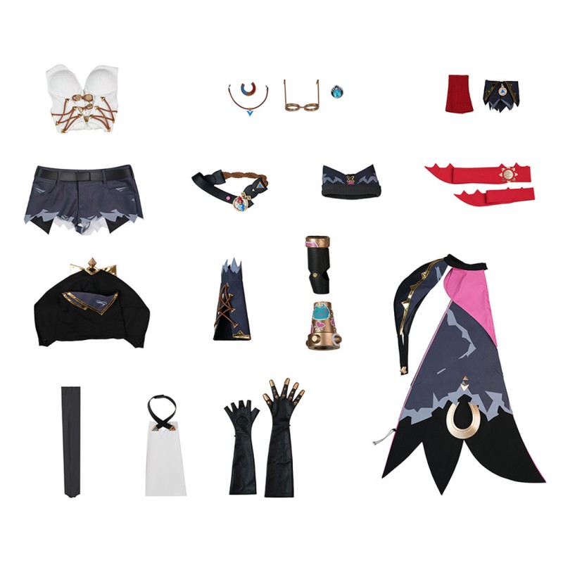 Genshin Impact Jahoda Costume Female Cosplay Suit