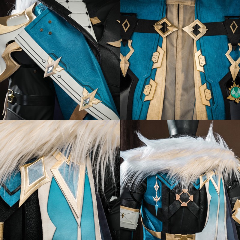 Genshin Impact Varka Costume Male Cosplay Suit