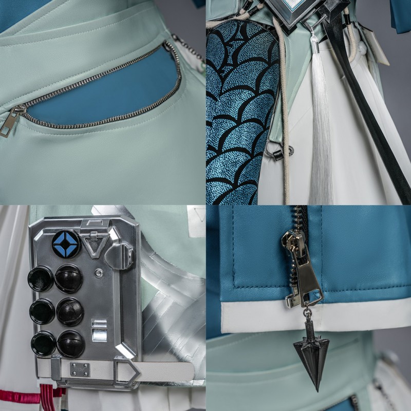 Arknights Endfield Chen Qianyu Costume Game Women Cosplay Suit