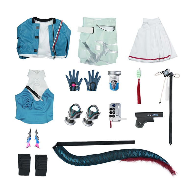 Arknights Endfield Chen Qianyu Costume Game Women Cosplay Suit