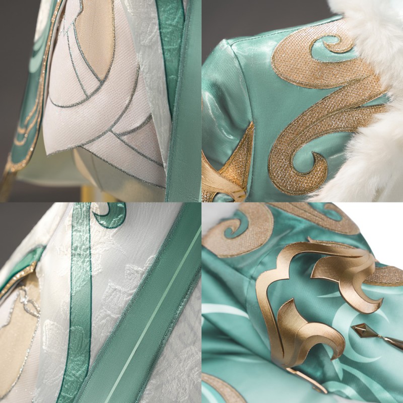 Genshin Impact Zibai Costume Female Cosplay Suit Uniform