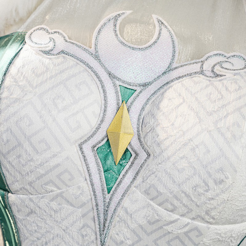 Genshin Impact Zibai Costume Female Cosplay Suit Uniform